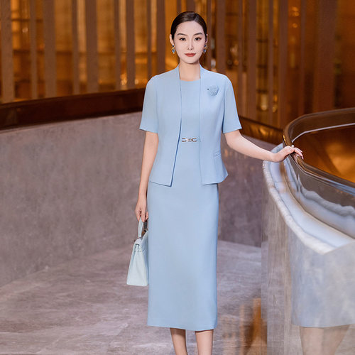 夏季职业套装裙女2026新款两件套