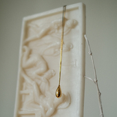 水滴项链镀金吊坠 oddly drop 纯银蛇骨链轻奢原创新年配饰女