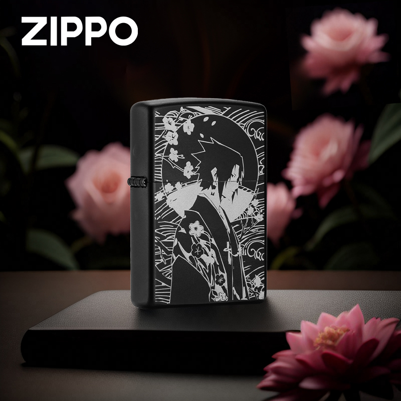 zippo芝宝打火机  火影忍者火之意志鸣人佐助正品煤油防风打火机
