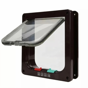 猫门自由出入门宠物洞猫咪小狗双向进出的安装玻璃门窗木铁门开洞