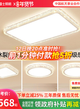雷士照明吸顶灯主灯2025年新款大气高端轻奢灯具鸟巢高级感客厅灯