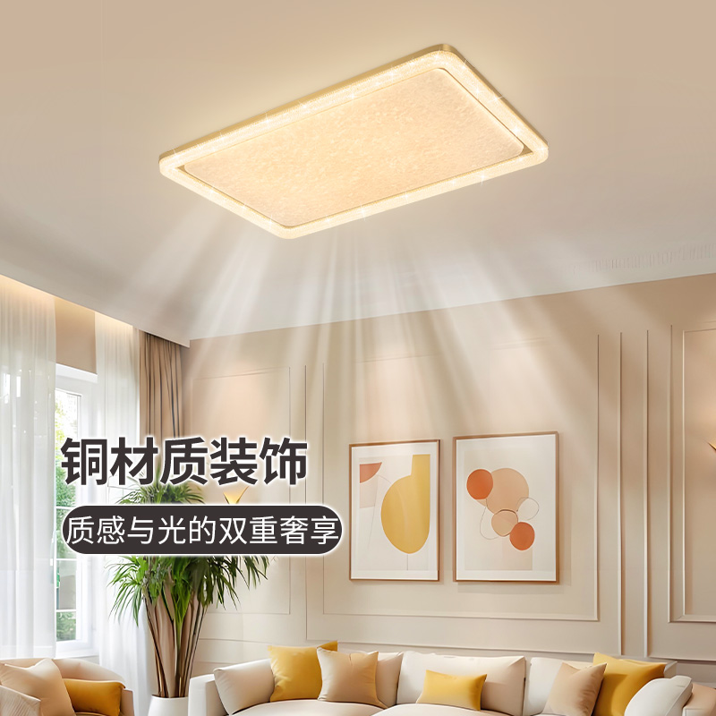 雷士照明吸顶灯主灯2025年新款全屋套餐组合灯具北欧揽月客厅灯