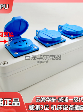 WEIPU威普威浦威普3位TYP08254-3 1609c 5孔 防水电器盒 TYP1608B