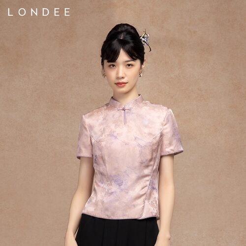 Londee/龙笛新中式国风改良旗袍日常可穿日常款上衣5S22254
