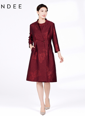 Londee/龙笛秋冬季典雅中式宴会外套4T25274