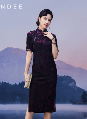 Londee/龙笛新中式国风改良旗袍日常素雅2T21293