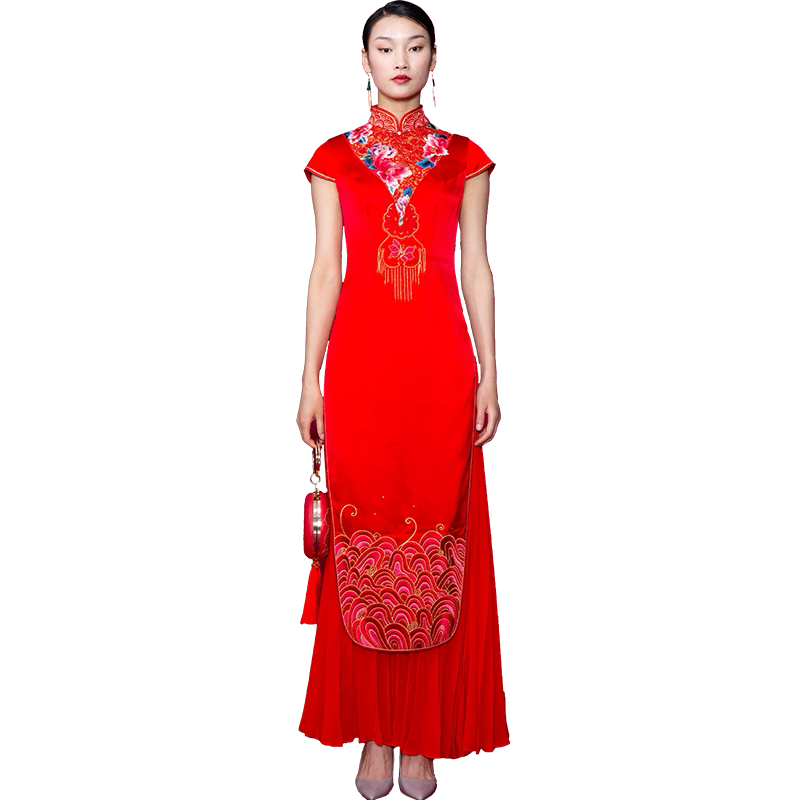 【婚庆特惠】原价8888元新中式刺绣红装结婚嫁衣秀禾礼服8T36656