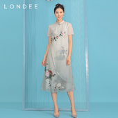 飘片A摆洋装 改良中式 旗袍礼服2S26554 龙笛春夏款 Londee