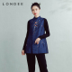 Londee 棉马甲背心3T27195 中式 龙笛秋冬款 改良版