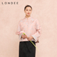 Londee 龙笛早春新中式 高级设计感盘扣上衣减龄提花外套女6S25167
