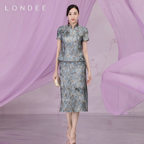 Londee/龙笛经典蕾丝拼接上衣