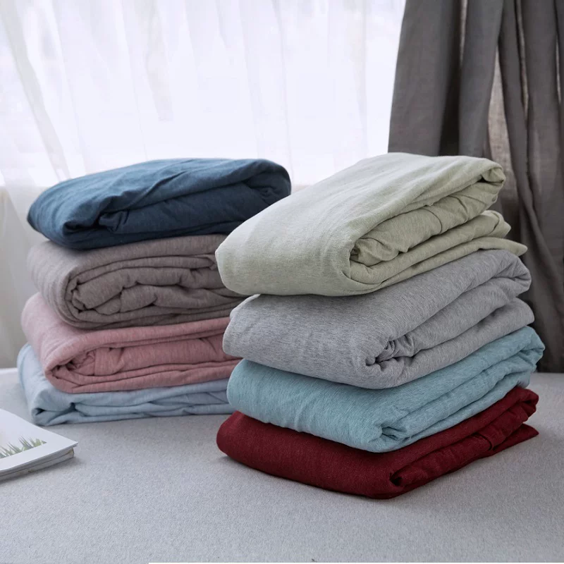 Japanese cotton bedspread, knitted soft sheet, 90x, 2.0m