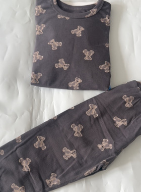 小猪家儿童拉架秋衣秋裤套装