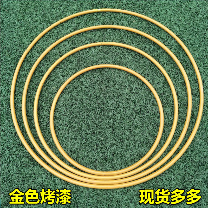 婚庆道具新款吊顶圆环装饰圆形花环铁艺吊环线帘婚礼舞台圆环吊顶