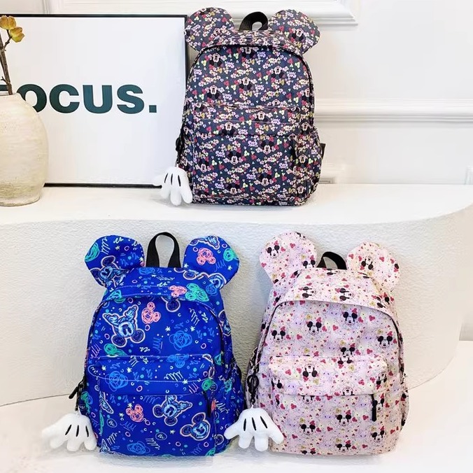 儿童包包可爱卡通米奇双肩包男女童宝宝出游背包幼儿园卡通小书包