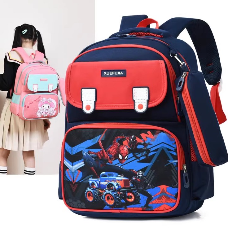 儿童书包小学生护脊减负双肩背