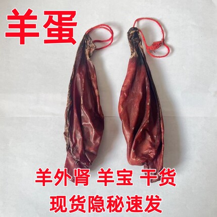 安国中药材市场批 发羊蛋正品羊外肾羊腰子干货一对泡酒滋补