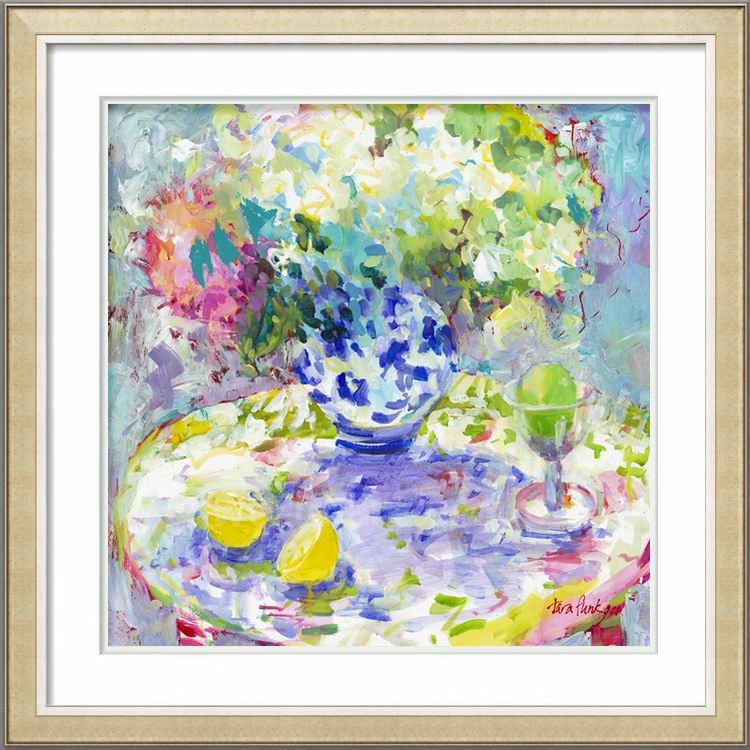 简美现代风格进口原版高端实木框装裱装饰画 餐厅玄关静物挂画