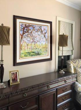 欧博廊纯进口原版装饰画莫奈春天le printemps the springtime