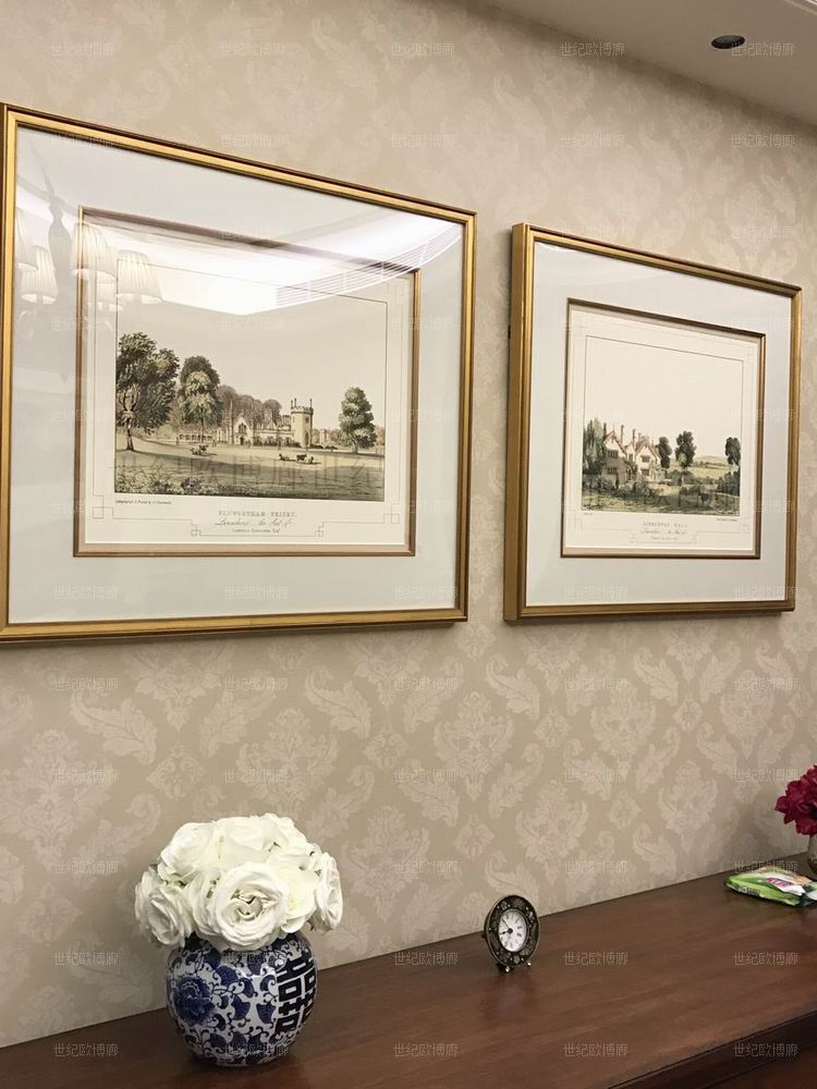 授权纯进口画芯高端定制美式法式景观装饰画优雅的兰开夏郡