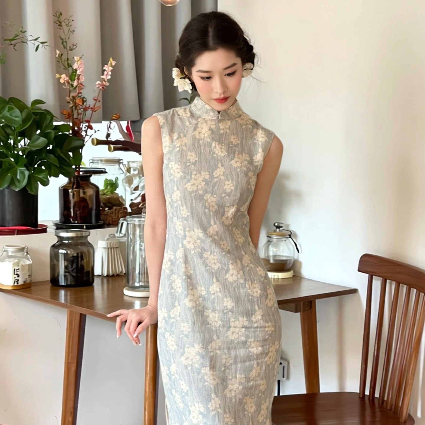 画报夫人国风港工旗袍女新图片