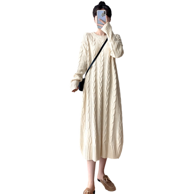 韩版宽松显瘦针织面料柔软