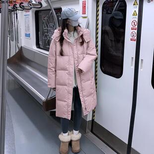 23冬季新款羽绒棉服中长款加厚过膝韩版东大门棉衣女宽松洋气外套