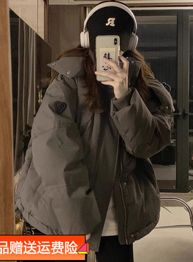 反季羽绒棉服少女秋冬装新