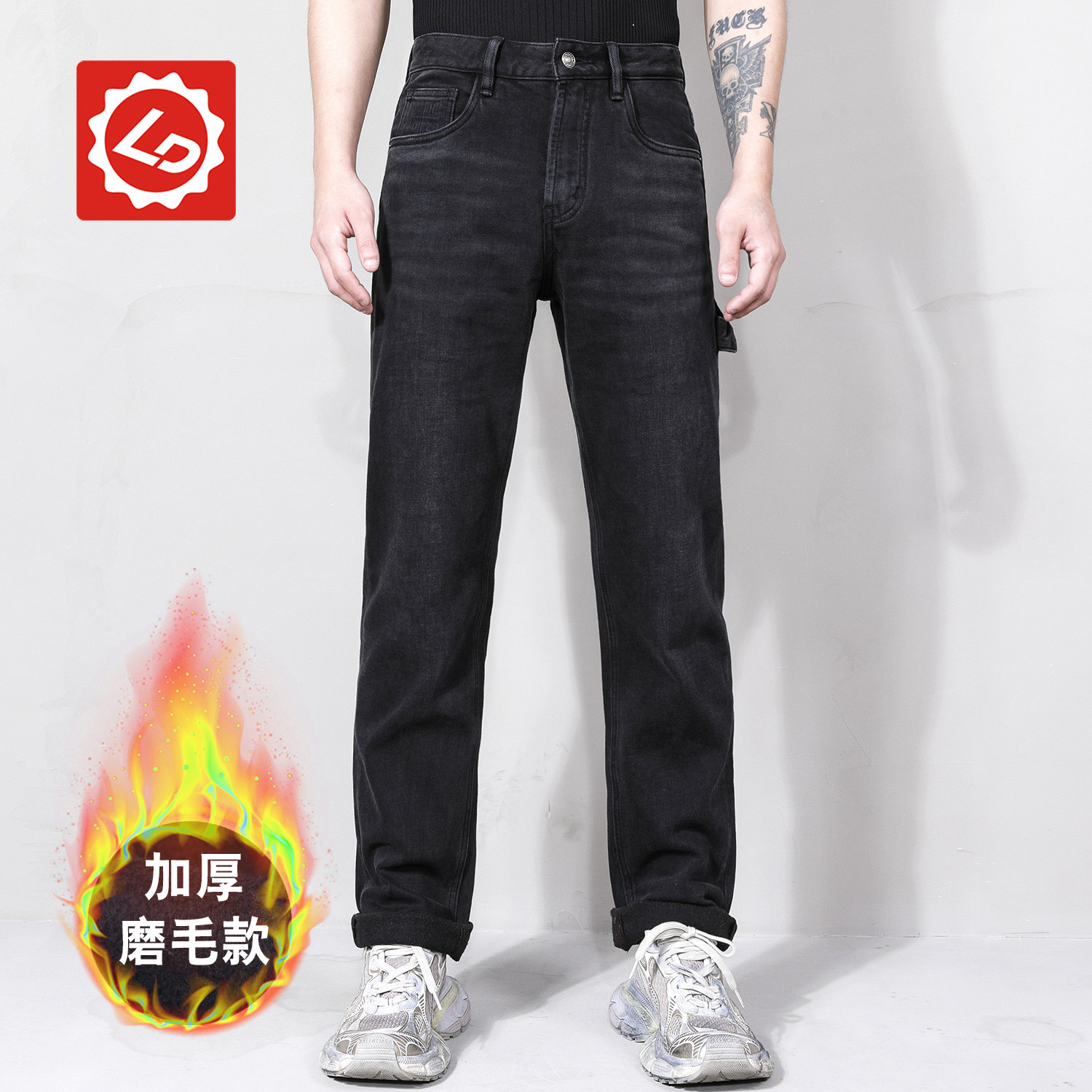 长裤牛仔裤唠叨牛仔大直筒