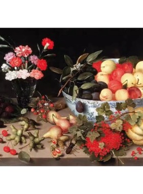 正品意大利Ricordi进口益智名画拼图 花卉水果静物1000片勃鲁盖尔