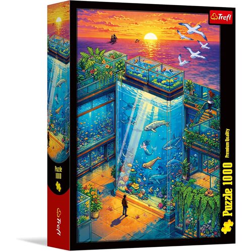 新品包邮 trefl欧洲进口成人益智拼图10987 深海之窗1000片减压