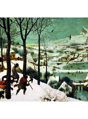 包邮 奥地利Piatnik进口名画拼图5523雪地里的猎人1000片勃鲁盖尔
