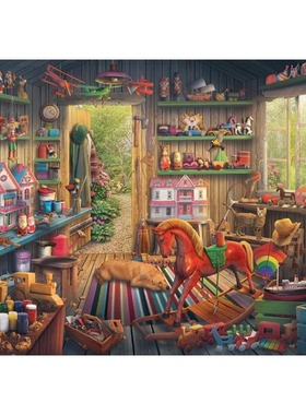 正品包邮 睿思Ravensburger 德国进口益智拼图17084玩具屋1000片