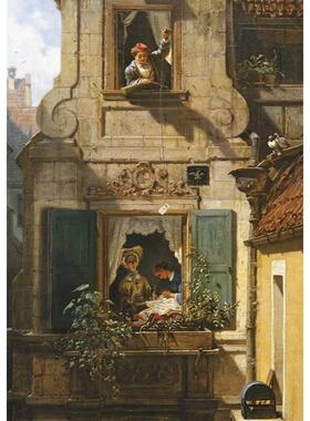 现货包邮 奥地利Piatnik进口益智名画拼图5595被截获的情书1000片