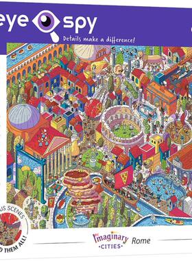 新款trefl欧洲进口益智拼图10709疯狂城市系列之意大利罗马1000片