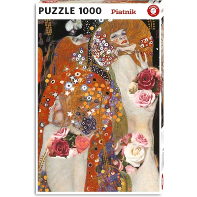 现货包邮 奥地利Piatnik进口益智名画拼图5711水蛇1000片克里姆特