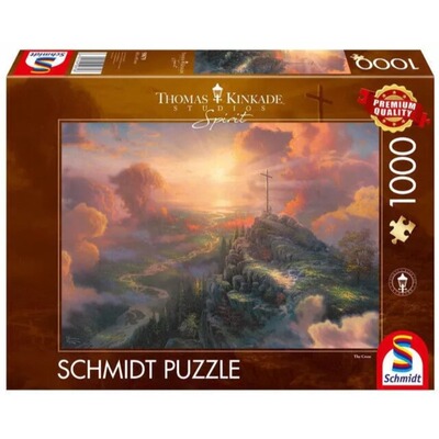 施密特圣十字架1000片金凯德拼图