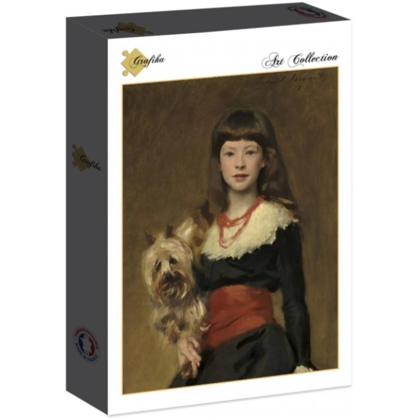 正品 法国Grafika进口名画拼图30580比阿特丽斯小姐2000片萨金特