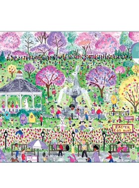 现货包邮美国Galison进口成人益智拼图81551寻找复活节彩蛋1000片