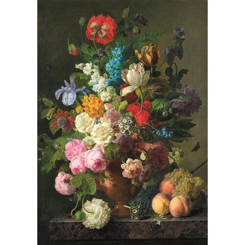 名画拼图Clementoni鲜花1000片