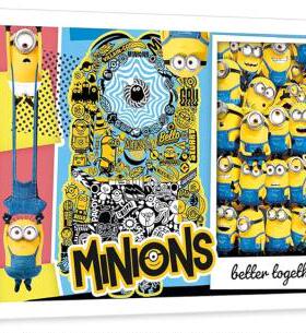 正品包邮trefl欧洲进口益智卡通拼图29049小黄人格鲁的崛起1000片