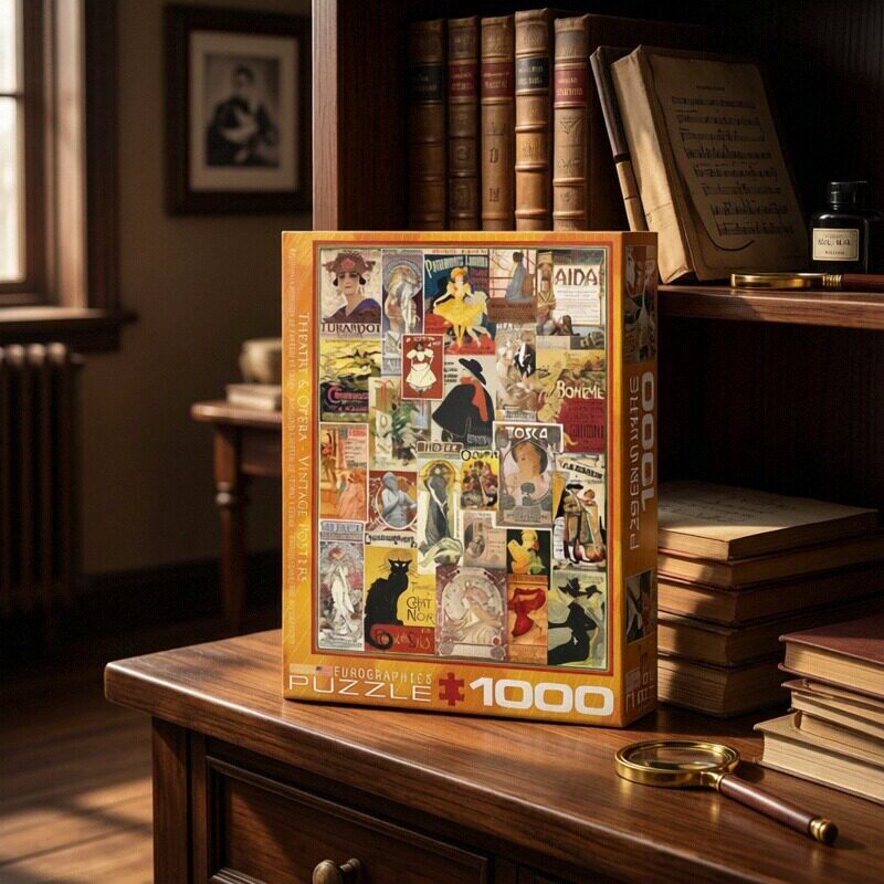 正品包邮Eurographics欧洲进口益智拼图玩具0935歌剧院海报1000片