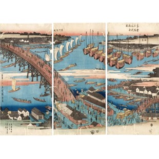 意大利Ricordi进口名画拼图 浮世绘 从幕末到明治1000片歌川广重