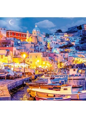 包邮波兰trefl欧洲进口益智风景拼图10794普罗西达岛的傍晚1000片