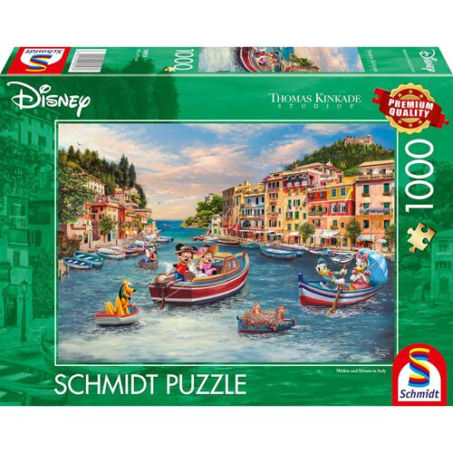 新品 施密特Schmidt德国进口迪士尼拼图 米奇米妮在意大利1000片