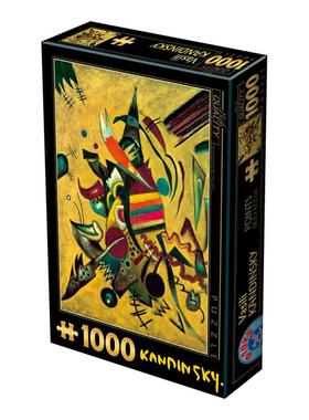 新款 D-Toys罗马尼亚进口益智名画拼图72849KA04点1000片康定斯基