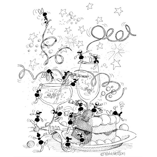 新品现货 小蚂蚁Akena意大利进口益智拼图FV830005 蛋糕派对540片