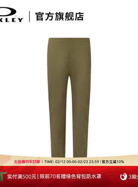 Oakley欧克利时尚简约男款休闲潮流黑色长裤FOA406295