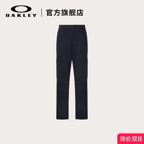 Oakley欧克利时尚简约男款休闲潮流黑色长裤FOA406840