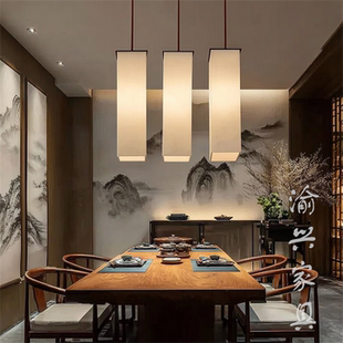 侘寂风实木餐桌椅可定制 别墅会所餐桌椅组合高档餐桌一桌六椅